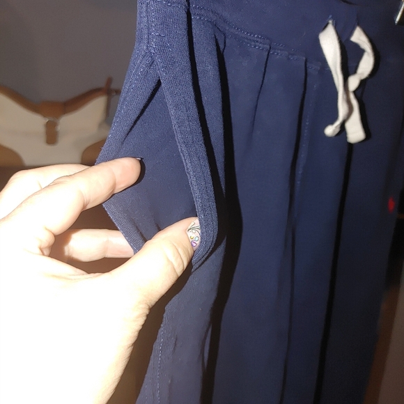 Polo Kids Blue Sweatpants, Size 10/12 With Drawstring. - Picture 4 of 5